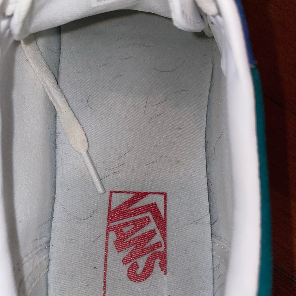 Vans Old Skool Colorblock Sneakers (Blue / Teal / Yellow) - Picture 7 of 8